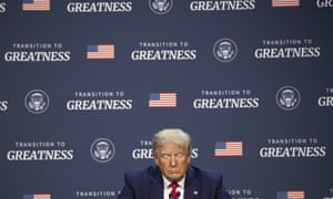 Donald Trump attends a roundtable discussion at Gateway Church in Dallas.