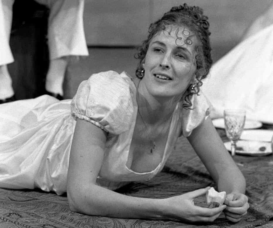 Fiona Shaw as Mary Shelley in Howard Brenton’s Bloody Poetry at Hampstead theatre in 1984. 