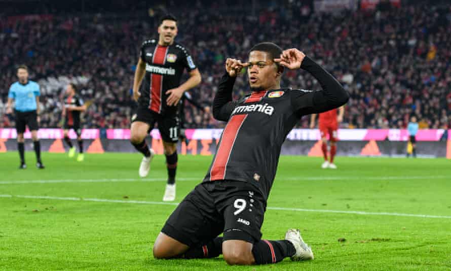 Leon Bailey And Lucky Leverkusen Hold Their Nerve To Beat Bayern Bundesliga The Guardian