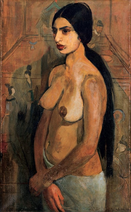 Self-Portrait as a Tahitian by Amrita Sher-Gil.