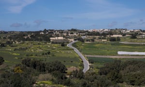 The road on which Daphne Caruana Galizia was driving when her car exploded.