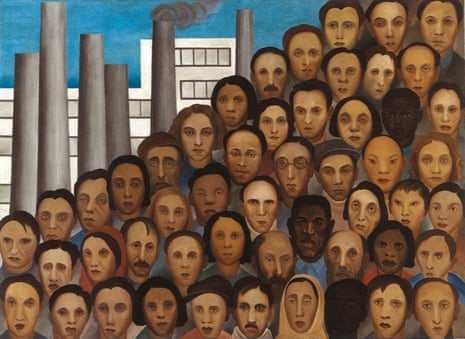 ‘I feel myself ever more Brazilian’ … Workers, a 1933 painting by Tarsila do Amaral, whose work featured in the 1944 show.