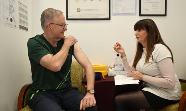 Anthony Albanese Covid vaccination
