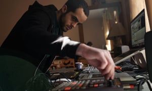 Muqataâa at work, in a still from the film Palestine Underground.
