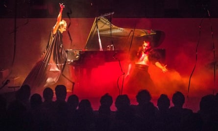 Stockhausen’s Samstag aus Licht staged by le Balcon, in June 2019 at the Philharmonie de Paris