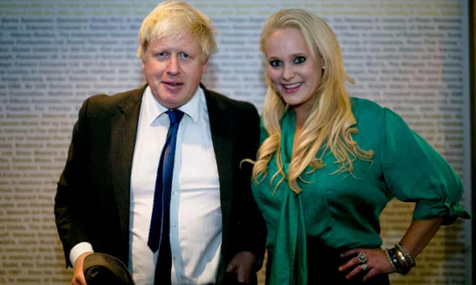 Jennifer Arcuri and Boris Johnson