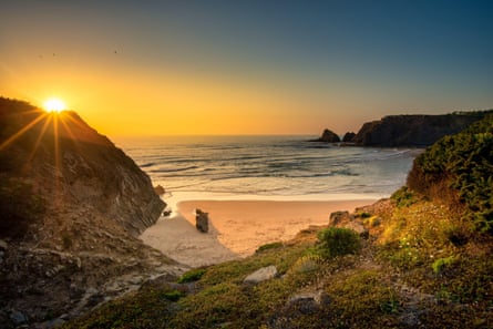 Beach in Portugal in Alentejo, Odeceixe