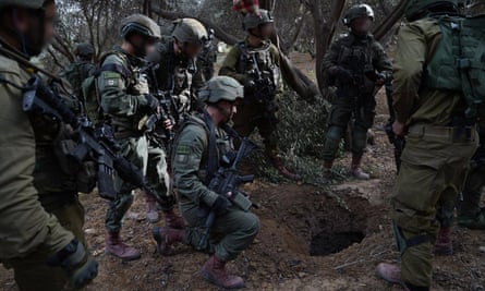 Armed soldiers.