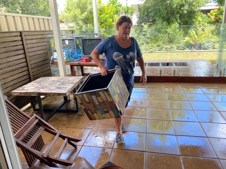 Jenni Metcalfe cleans out her West End home