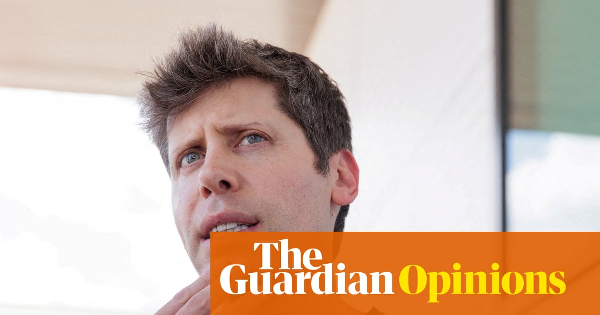 It’s Sam Altman: the man who stole the rights from copyright. If he’s the future, can we go backwards?