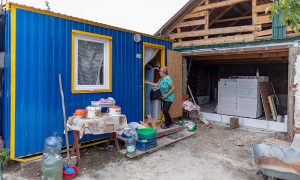 Nadiia Vorobei’s temporary accommodation