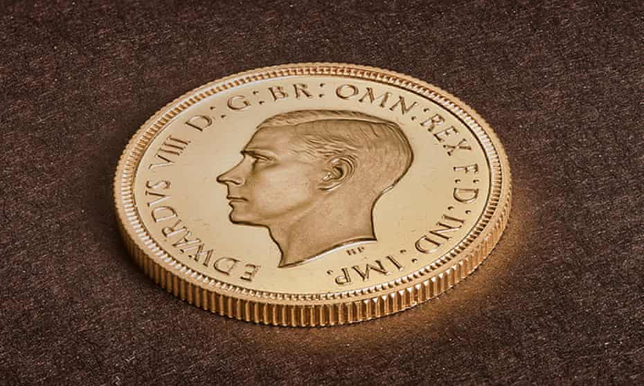 Edward VIII sovereign coin