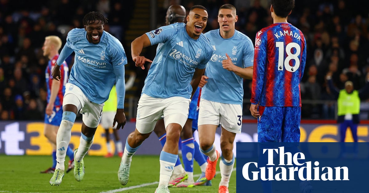 Nottingham Forest, Crystal Palace Draw 1-1 in Champions League Race