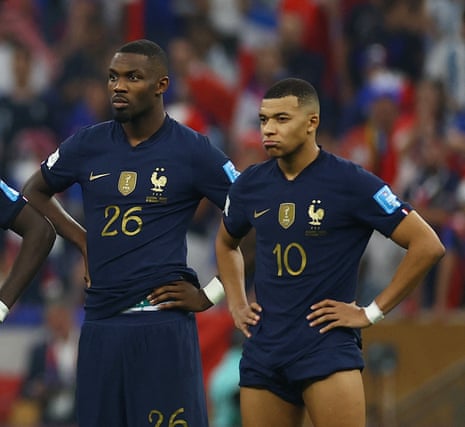 Kylian Mbappe’s hat-trick was sadly in vain.