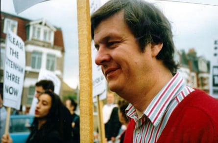 May on a march calling for the release of the Tottenham Three, who were wrongfully convicted of the killing of PC Keith Blakelock in 1985.