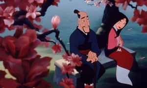 In Mulan, the dragon got more lines than the heroine.