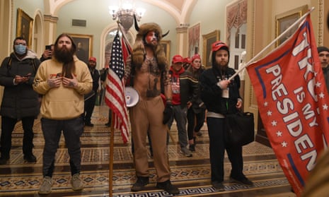 In this photo from 6 January 2021, supporters of US President Donald Trump enter the US Capitol.