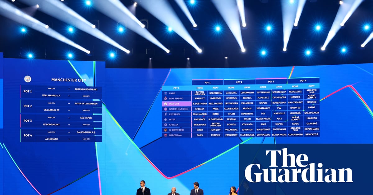 Blockbuster Champions League draw is intriguing but ultimately irrelevant | Jonathan Wilson