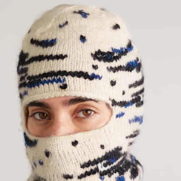 An Intarsia wool balaclava by Stella McCartney