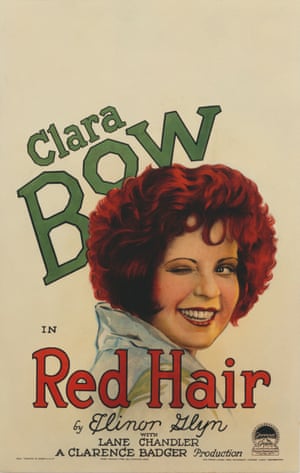 A poster for Clarence G. Badger’s 1928 comedy ‘Red Hair’ starring Clara Bow.