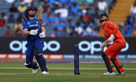 Jonny Bairstow in action before losing his wicket