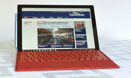 Microsoft Surface Pro 7 Review The Best Windows 10 Tablet Pc You Can Buy Microsoft Surface The Guardian