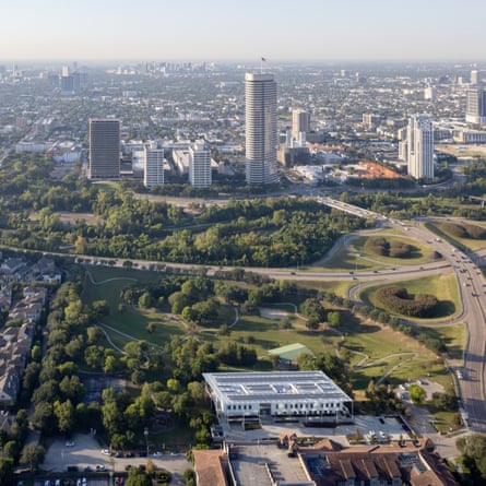 Cityscapte non zoné… vue aérienne du nouveau siège social de Houston Endowment.
