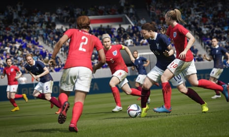 France versus England women’s final. Fifa’s visual authenticity is as impressive as ever