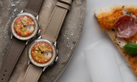 The pepperoni pizza watch.