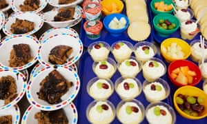 Pudines en Stanley Road Primary School en Oldham