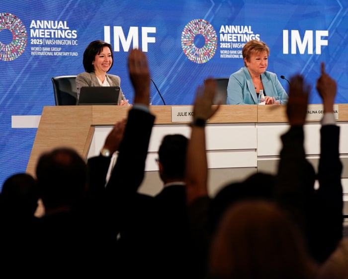 IMF chief reveals worries about private credit market keep her awake at night – business live