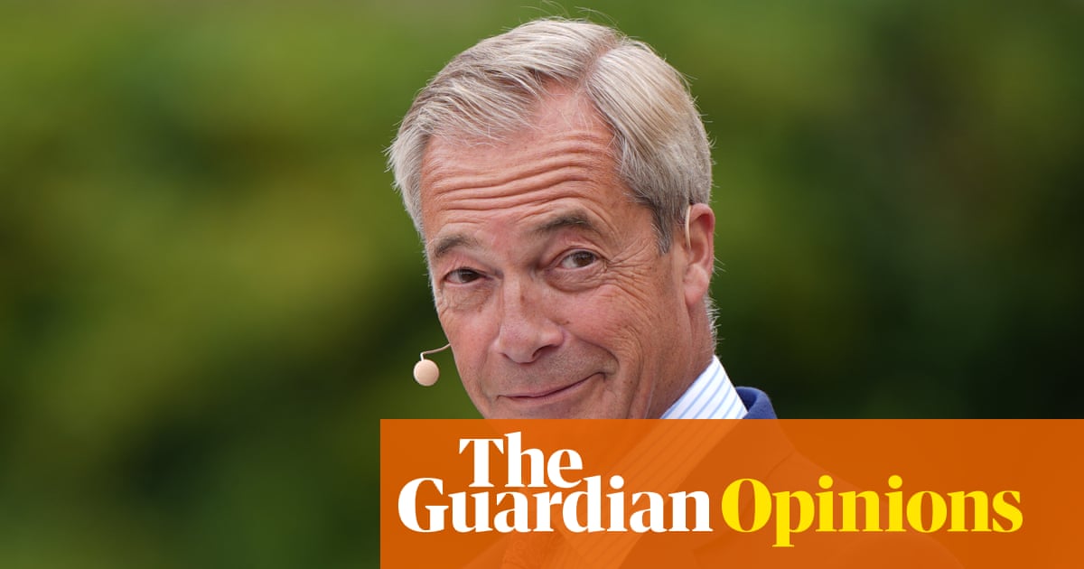 Big, brave Nige shows face in public again with aimless speech to a few mega-fans | John Crace