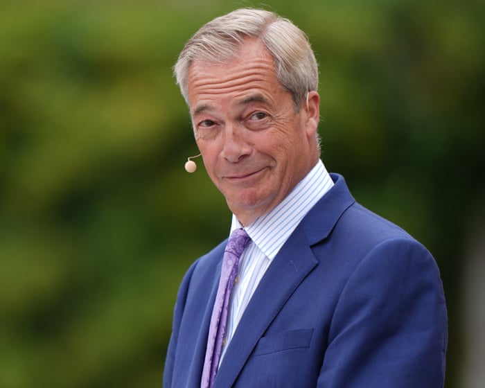 Big, brave Nige shows face in public again with aimless speech to a few mega-fans | John Crace
