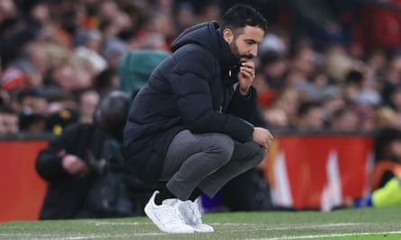 Manchester United v Newcastle United, Premier League, Football, Old Trafford, Manchester, UK - 30 Dec 2024<br>EDITORIAL USE ONLY No use with unauthorised audio, video, data, fixture lists, club/league logos or "live" services. Online in-match use limited to 120 images, no video emulation. No use in betting, games or single club/league/player publications.
Mandatory Credit: Photo by Matt West/REX/Shutterstock (15046923ae)
Manchester United manager Ruben Amorim looks thoughtful
Manchester United v Newcastle United, Premier League, Football, Old Trafford, Manchester, UK - 30 Dec 2024