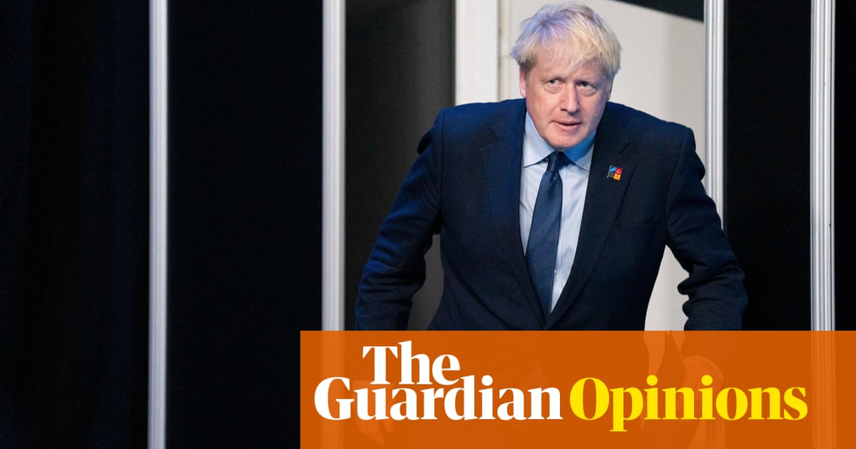 His suit a mess, his skin blotchy, Boris Johnson still thinks he’s a catch