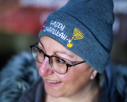Sara Radivan wearing beanie