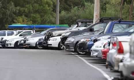 A congested carpark in Victoria