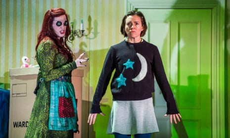 Kitty Whately (Other Mother), left, and Mary Bevan, ‘quite a grown-up 11-year-old’, in the title role of the Royal Opera’s Coraline. 