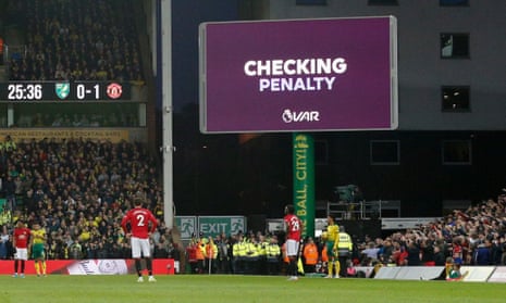 The only change to VAR will see graphics that currently read “checking penalty” expanded to say, for example, “checking penalty – possible handball”.
