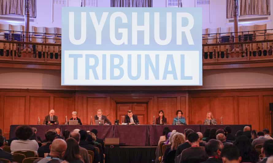 Chief Justice Geoffrey Nice delivers verdict of independent tribunal weighing evidence of alleged human rights violations