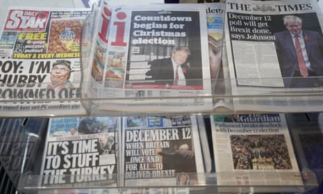 Newspapers in a newsagent's