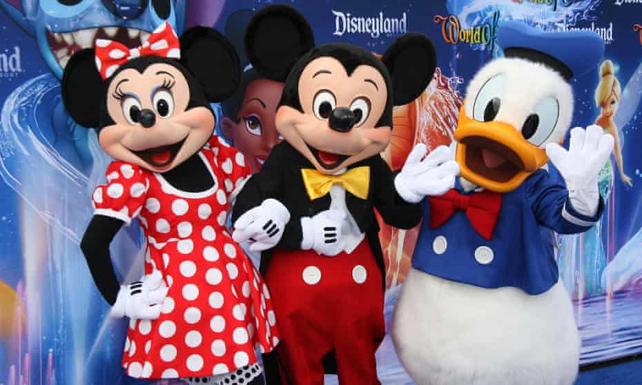 Disney characters pose in Los Angeles in 2010. Employees who portray Mickey Mouse, Minnie Mouse and Donald Duck each filed police reports this month claiming they were inappropriately touched by tourists.