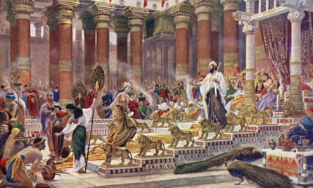 The visit of the Queen of Sheba to King Solomon (from Hutchinson’s History of the Nations, published 1915).