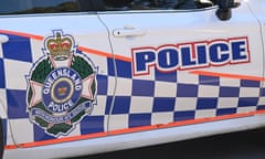 A close-up of a Queensland police car