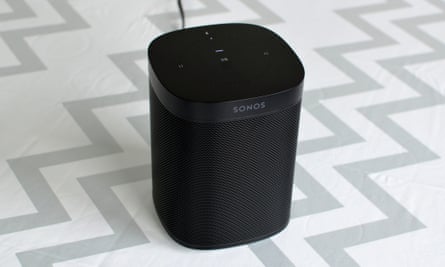 The Sonos One sounds fantastic and has Alexa and Google Assistant.