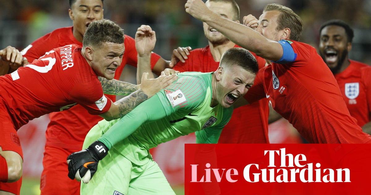 World Cup 2018 England Beat Colombia 4 3 On Penalties As It Happened Football The Guardian Colombia Vs England World Cup 2022