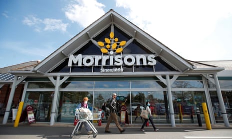 A Morrisons store is pictured in St Albans, Britain.
