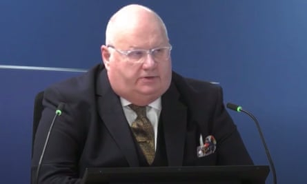 Eric Pickles at the inquiry in April this year.