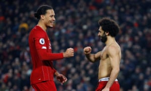 Liverpool 2 0 Manchester United Premier League As It Happened Football The Guardian