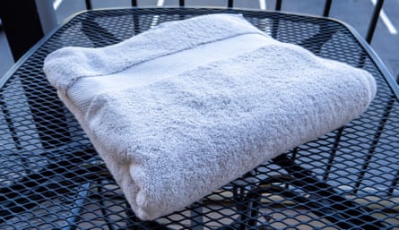 The Quince Ultra-Plush on a table outside